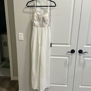 Lulus white jumpsuit